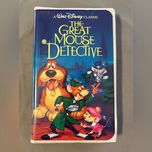 A Walt Disney Classic The Great Mouse Detective - RARE Black Diamond Edition